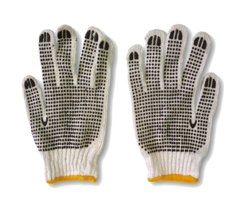 Guante Hilo y Puntos PVC 2 Caras